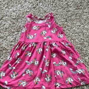 H&M Pink Unicorn Kids Dress